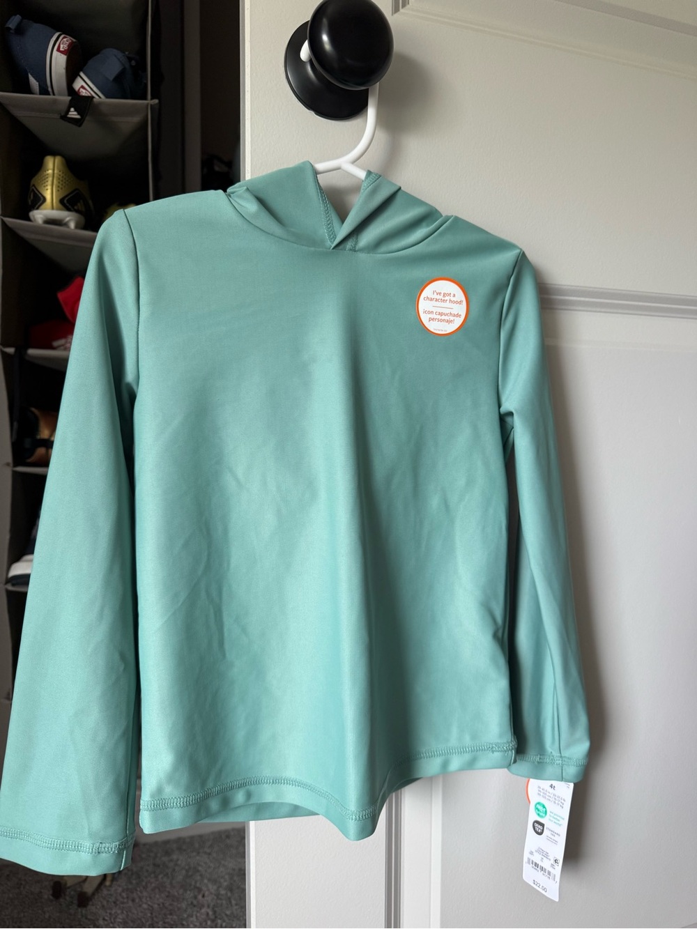 Carter's Seafoam Green Hooded Kids Top